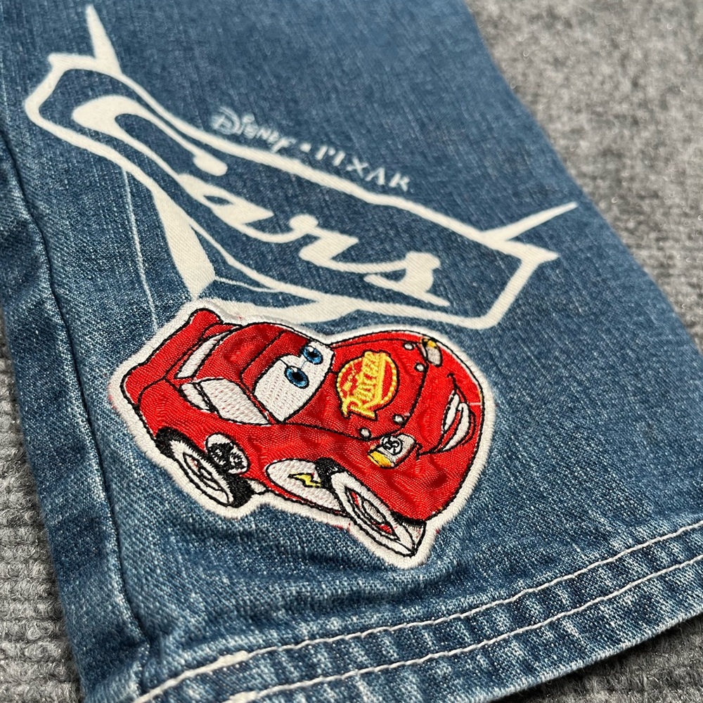 Vintage Y2K Disney Cars Cargo Jeans Boys 6 Lightning McQueen